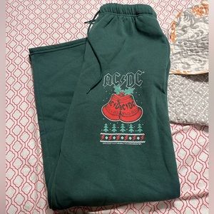 AC/DC Christmas sweatpants